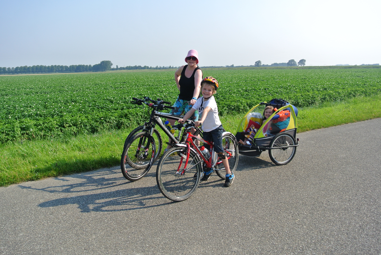 Tired cyclists